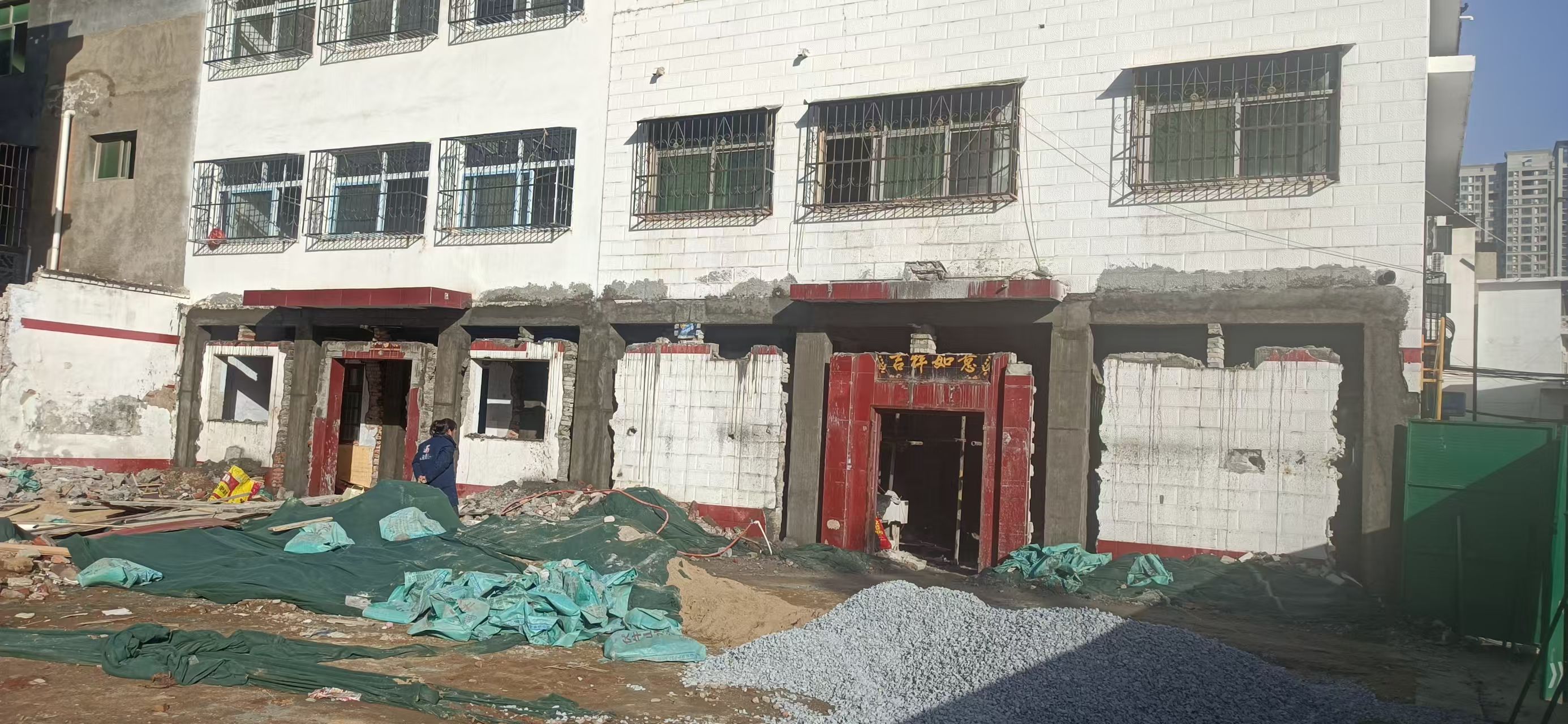 安阳市房屋改框架危房加固 - 方案